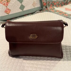 Leather Aigner handbag